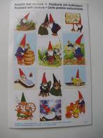 Ansicht Kaart met David de Kabouter Stickers uit 1985, Verzamelen, Ansichtkaarten | Themakaarten, Overige thema's, Verzenden, 1980 tot heden
