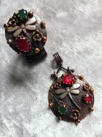 Prachtige Aparte Handgemaakte Zilveren Set - Hanger en Ring, Sieraden, Tassen en Uiterlijk, Antieke sieraden, Verzenden, Zilver