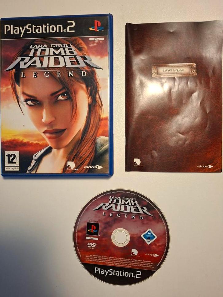 Lara Croft Tomb Raider Legend PS2, Spelcomputers en Games, Games | Sony PlayStation 2, Gebruikt, Avontuur en Actie, 1 speler, Vanaf 12 jaar