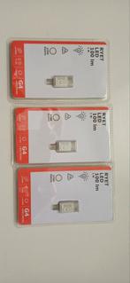 3x IKEA RYET LED Lampjes - G4 - 100 Lumen, Led-lamp, Minder dan 30 watt, Nieuw, Bipin of Steekvoet
