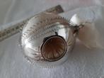 oude glazen kerstbal met ionisch draad/tinsel, +/- 7 cm, Diversen, Kerst, Verzenden, Gebruikt