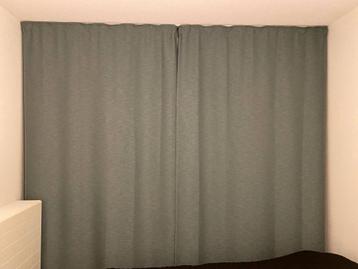 IKEA Vilborg Teal Green/Blue Room Darkening Curtains 