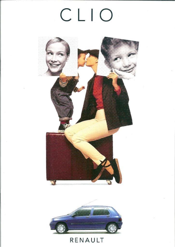 Brochure Renault Clio 1994, Boeken, Auto's | Folders en Tijdschriften, Gelezen, Renault, Ophalen of Verzenden