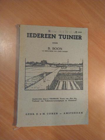 Boon, B. Iedereen tuinier beschikbaar voor biedingen