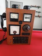 Vintage telefoon tester voor mancave of steampunk decoratie, Verzamelen, Gebruikt, Ophalen