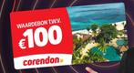 Corendom 100 euro voucher, Tickets en Kaartjes, Eén persoon, Cadeaubon, Overige typen