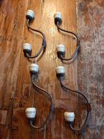 4 mooie oude kapstokhaken, kapstokhaak. Haak voor kapstok., Ophalen of Verzenden