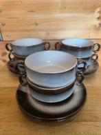 Vintage Soepkommen met Schotels, Huis en Inrichting, Keuken | Servies, Ophalen of Verzenden, Zo goed als nieuw, Kom(men), Overige stijlen
