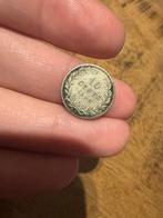 1906 Wilhelmina Dubbeltje, Postzegels en Munten, Zilver, Ophalen of Verzenden, 10 cent, Koningin Wilhelmina