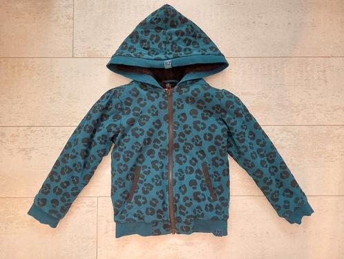 Zgan! Z8 Borgvest warm teddy vest Lize panter print 116/122, Kinderen en Baby's, Kinderkleding | Maat 116, Zo goed als nieuw, Meisje
