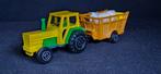 Majorette Tractor met Aanhanger. BIEDEN, Ophalen of Verzenden, Gebruikt, Tractor of Landbouw