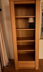 Lichte eikenhouten boekenkast met lade, Huis en Inrichting, Kasten | Boekenkasten, Ophalen, Gebruikt, 200 cm of meer, Eikenhout