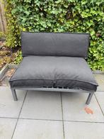 Aluminium palletbank met kussens., Tuin en Terras, Ophalen, Zo goed als nieuw, Aluminium