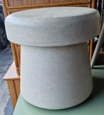 vintage poef/opbergmeubeltje, Ophalen, Minder dan 50 cm, Gebruikt, Rond