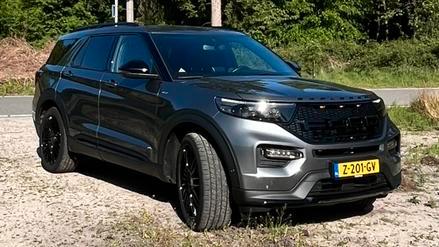Ford Explorer 3.0 V6 Ecoboost Phev 457pk Aut 2021 Grijs, Auto's, Ford, Particulier, Explorer, Hybride Elektrisch/Benzine, Plug-in hybride