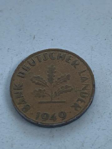 1949 Bank Deutscher Länder 10 Pfennig o Munt beschikbaar voor biedingen
