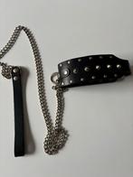 BDSM Collar met Riem, Onbekend, Ophalen of Verzenden, Zwart, Overige typen