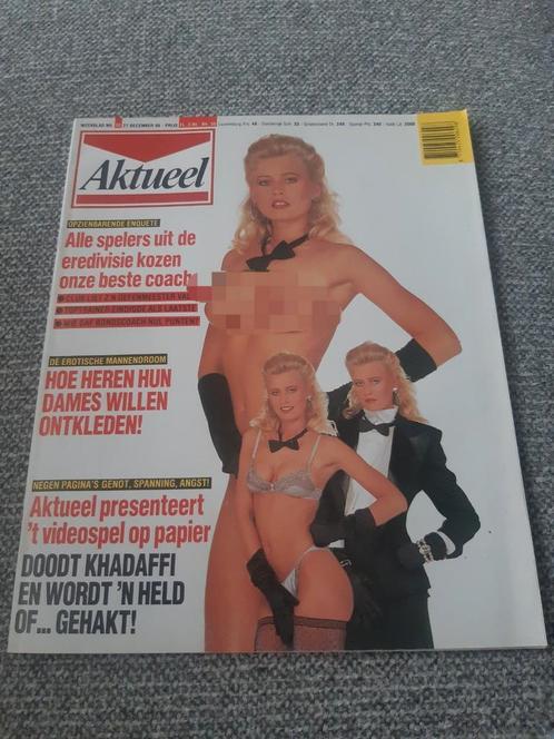 52.Aktueel 1986. Geraldine Danon. The Howling. Tatum O'Neal., Verzamelen, Tijdschriften, Kranten en Knipsels, Tijdschrift, 1980 tot heden