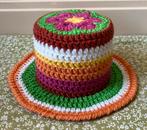 Toiletrolhoedje hoesje wc-rol gehaakt bloem flowerpower, Caravans en Kamperen, Ophalen of Verzenden, Nieuw