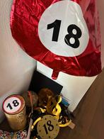 Feest versiering en ballon 18 jaar, Ophalen of Verzenden, Zo goed als nieuw, Versiering, Verjaardag