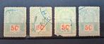 Zwitserland 1896 revenue Canton St Gallen 5c gebruikt, Postzegels en Munten, Postzegels | Europa | Zwitserland, Ophalen of Verzenden