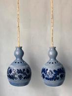 Set vintage hanglampen van keramiek, Ophalen of Verzenden, Zo goed als nieuw, Minder dan 50 cm