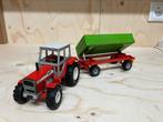 Mooie MF 284S tractor met kiepkar Massey Ferguson  Siku, Hobby en Vrije tijd, Modelauto's | 1:32, Ophalen of Verzenden, SIKU, Zo goed als nieuw