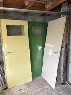 5 binnendeuren, Doe-het-zelf en Verbouw, Deuren en Horren, Ophalen, Gebruikt, Minder dan 80 cm, Binnendeur