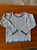 Dunne katoenen trui pointelle wit blauw gestreept mt 92, Ophalen of Verzenden, Zo goed als nieuw, Meisje, Trui of Vest