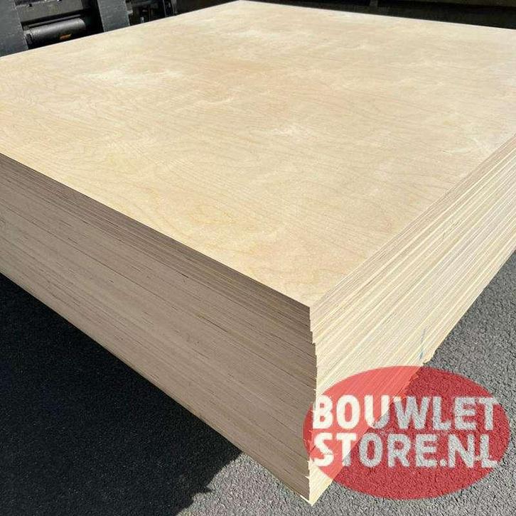 Multiplex berken 10 mm | berken B/BB | zichtwerk meubelplaat, Doe-het-zelf en Verbouw, Platen en Panelen, Nieuw, Multiplex, Minder dan 20 mm