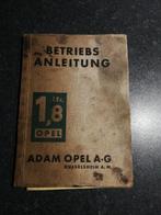 Instructieboek Opel 1,8 1930, Verzenden, Catalogus