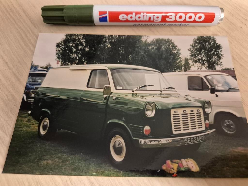 Originele oude foto Ford Transit mk1 bestelbus porto 2,75, Ophalen of Verzenden, Ford