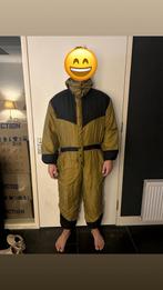 Retro skipak goud/zwart, Kleding | Heren, Wintersportkleding, Ophalen of Verzenden, Gedragen, Maat 56/58 (XL), Pak
