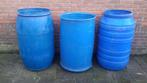 Drie regentonnen 250 liter, Tuin en Terras, Regentonnen, 150 liter of meer, Ophalen, Gebruikt, Kunststof