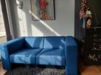 Kubusbank 430 Jan des Bouvrie, blauw, 1969, Gelderland, Huis en Inrichting, Banken | Bankstellen, Ophalen, Zo goed als nieuw, Stof