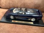Maisto Jaguar XJ220 1:18 Blauw - Topstaat, Hobby en Vrije tijd, Modelauto's | 1:18, Ophalen of Verzenden, Gebruikt, Auto, Maisto