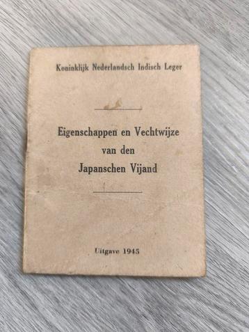 KNIL voorschrift 1945, op naam beschikbaar voor biedingen