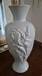 Vaas keramiek wit, Huis en Inrichting, Woonaccessoires | Vazen, Ophalen, Wit, Aardewerk of Porselein, Zo goed als nieuw