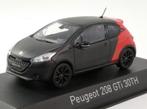 Peugeot 208 GTi 30TH '14 Zwart / rood 1:43 NOREV ref: 472821, Hobby en Vrije tijd, Modelauto's | 1:43, Verzenden, Nieuw, Auto