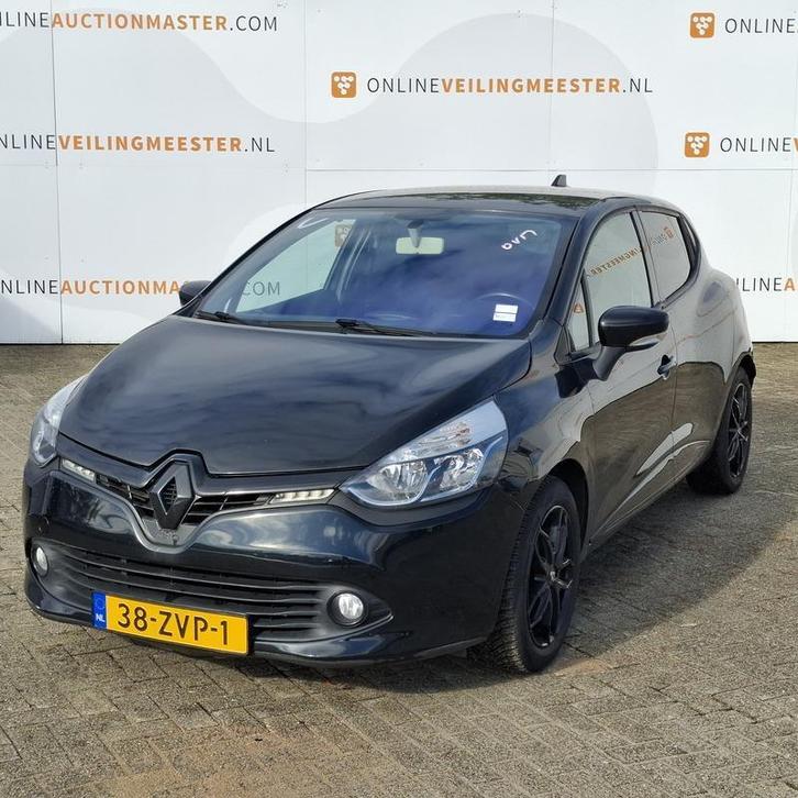 Personenauto Renault, Clio 0.9 TCe, zwart bouwjaar 2013, Auto's, Renault, Bedrijf, Clio, ABS, Airbags, Airconditioning, Alarm