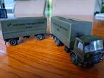 Scania 82 m miniatuur vrachtauto met aanhanger, Ophalen of Verzenden, Nieuw, Bus of Vrachtwagen, Overige merken