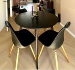 4x Zwarte Eetkamerstoelen, Huis en Inrichting, Ophalen, Gebruikt, Zwart, Vier