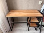 Industrieel bureau met opbergruimte, Huis en Inrichting, Ophalen, Zo goed als nieuw, Bureau