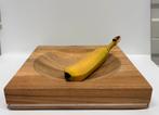 Houten fruitschaal 24,5x24,5 cm, Ophalen of Verzenden, Hout