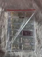 Clear Stamps - Maanden, Ophalen of Verzenden, Gebruikt, Overige typen