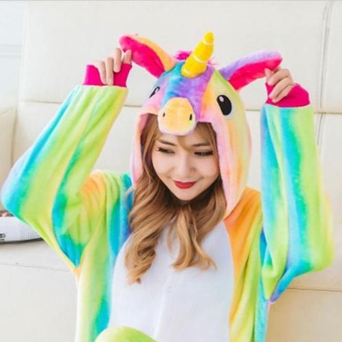 Unicorn onesie verkleden regenboog VEEL MATEN - NIEUW, Kinderen en Baby's, Carnavalskleding en Verkleedspullen, Nieuw, Jongen of Meisje