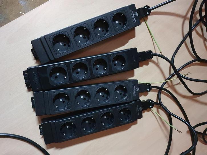 100x Ah Meyer netbox ms3 ms4 prof stekkerblok stekkerdoos, Computers en Software, Overige Computers en Software, Zo goed als nieuw