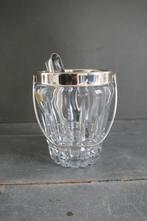 Vintage Echt Bleikristall handgeschliffen ijsemmer ijstang, Verzenden, Zo goed als nieuw