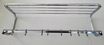 grote vintage buisframe kapstok chroom bauhaus Gispen design beschikbaar voor biedingen