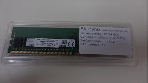 SK Hynix (HMA41GR7BJR4N-UH) DDR4 ECC 2400MHz 8GB DIMM (1x8gb, Computers en Software, RAM geheugen